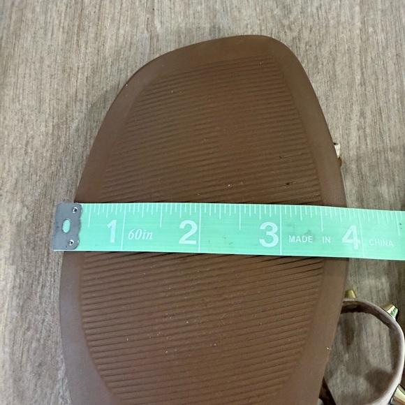 Steve Madden Sunnie Gladiator Tan StuddedSandal Size 10 Excellent Vacation - Picture 10 of 10